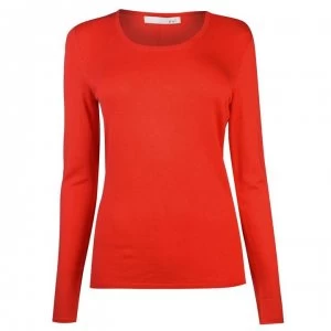 image of Oui Oui Womens Core Jumper - 3550 Cherry