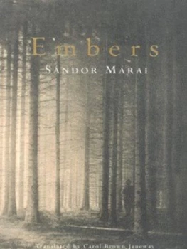 Image of Embers by Sndor Mrai Hardback