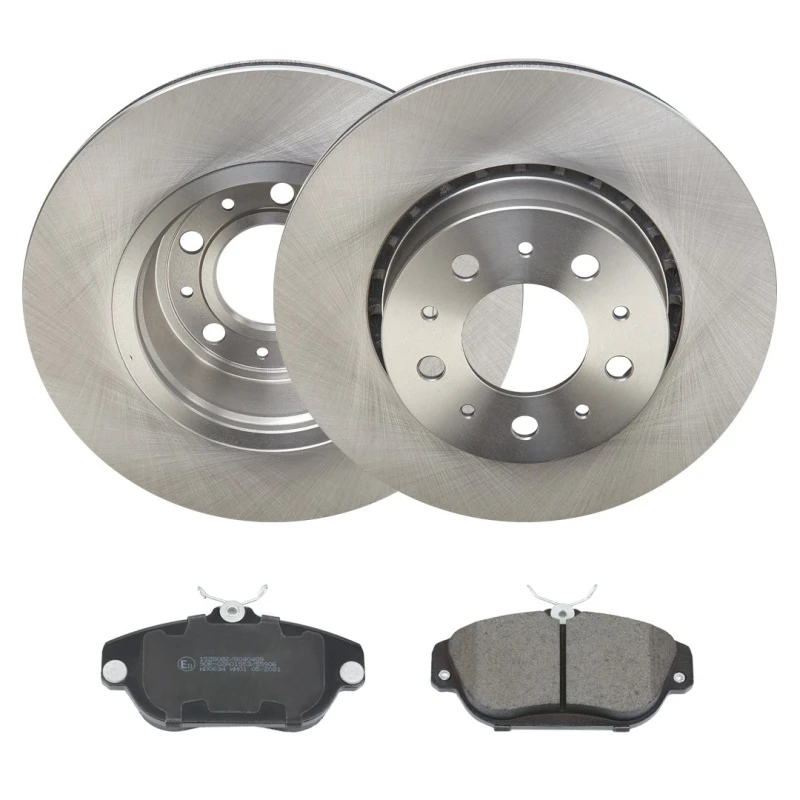 Image of RIDEX 3405B2048 Brake disc and pads set Front Axle, Brake Disc Type: internally vented Brake Set,disc brakes (3405)