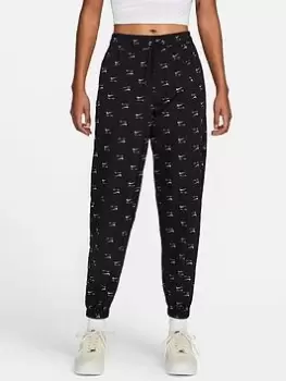 Image of Nike Air Print Joggers - Black, Size L, Women