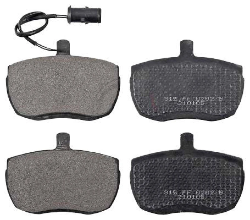 Image of A.B.S. 36124/1 Brake pad set with integrated wear sensor Brake Pad Set,disc brake (402)