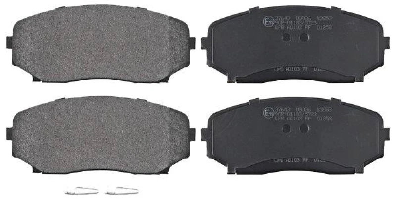 Image of A.B.S. 37643 Brake pad set with acoustic wear warning Brake Pad Set,disc brake (402)