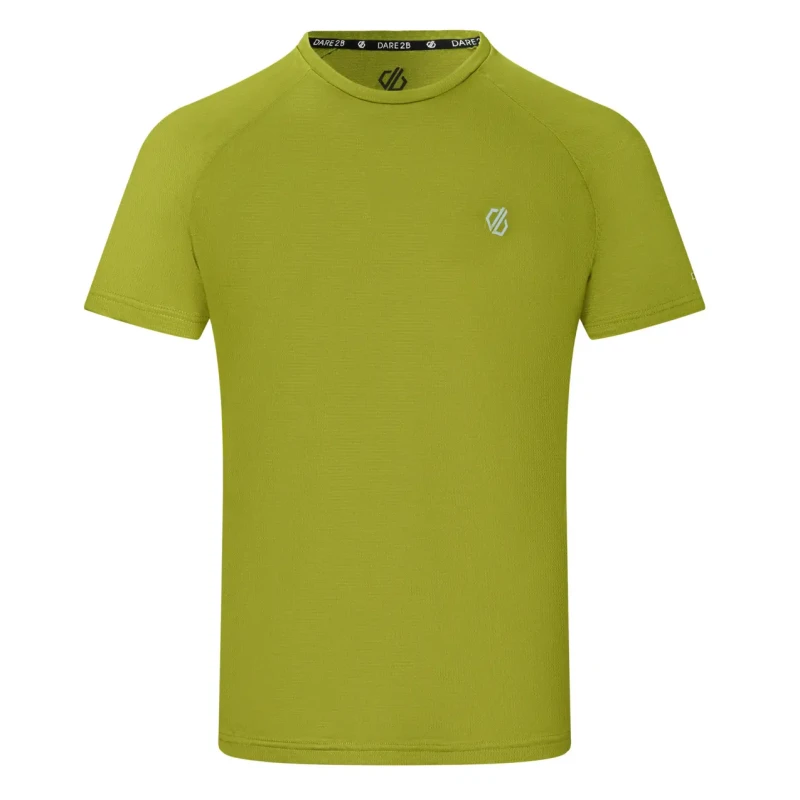 Image of Dare 2b Mens Accelerate Fitness T-Shirt in Bright Green Size: Medium Bright Green Male M