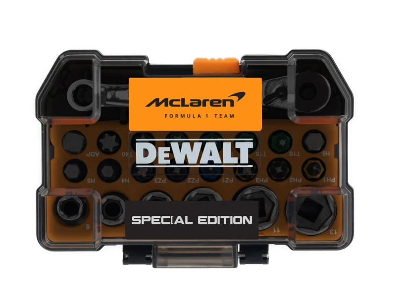 Image of DEWALT 24 Piece McLaren F1 1/4" Drive Socket and Screwdriver Bit Set 1/4" DT70906-QZ