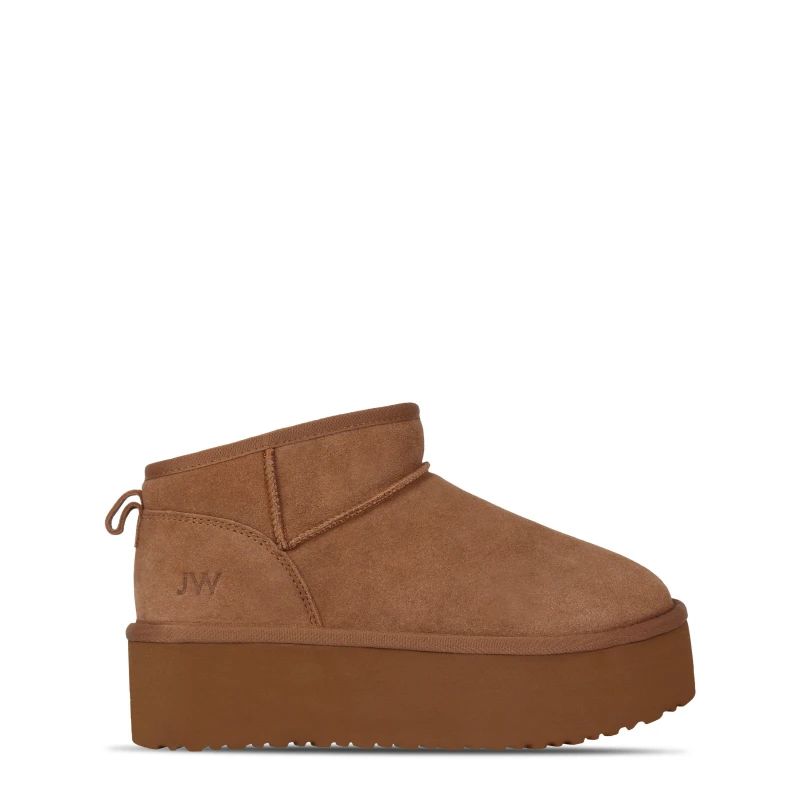 Image of Jack Wills Platform Snug Boots Womens Tan female 4 (37)