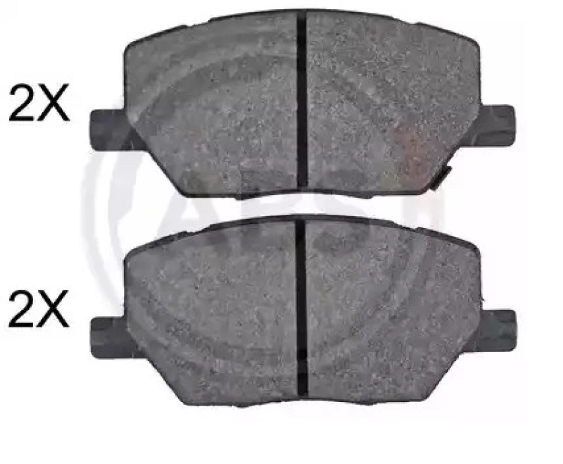 Image of A.B.S. 35098 Brake pad set with acoustic wear warning Brake Pad Set,disc brake (402)