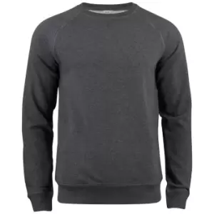 Clique Mens Premium Melange Sweatshirt (L) (Anthracite)