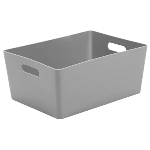 Image of Wham Studio Grey 5.02 Large Basket Set of 4 Plastic