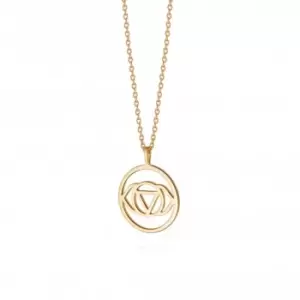 Image of Brow Chakra 18ct Gold Plated Necklace NCHK4006