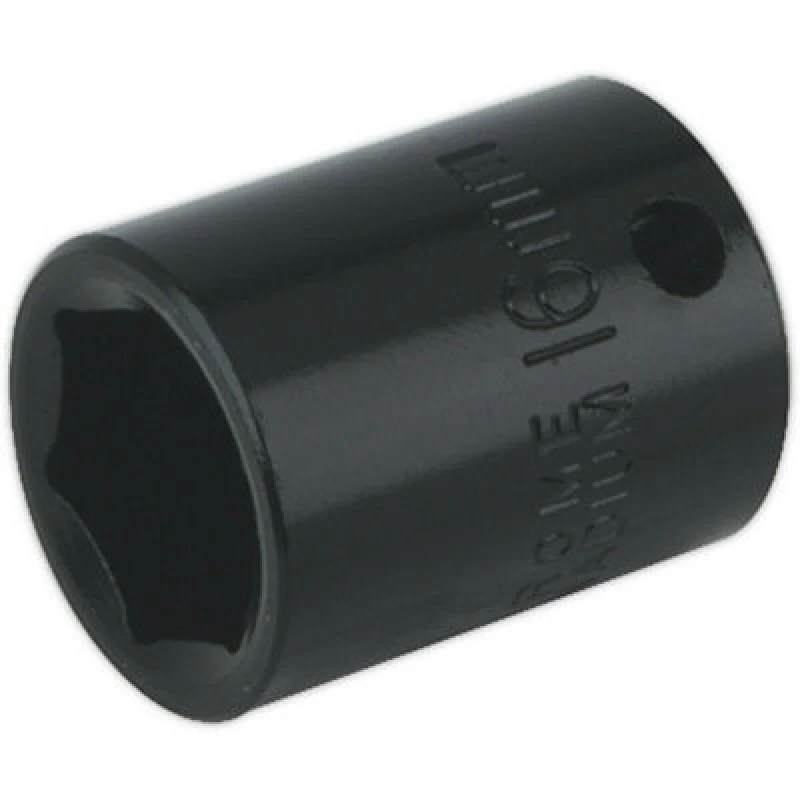 Image of Loops 16mm Forged Impact Socket - 3/8 Inch Sq Drive - Chrome-Vanadium Wrench Socket Multi