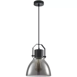 Italux Darlena Industrial, Retro 1 Light Dome Pendant Ceiling Light, E27