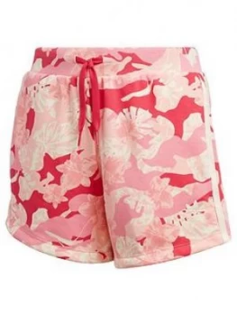 Image of Boys, adidas Originals Shorts - Print, Ivory, Size 9-10 Years
