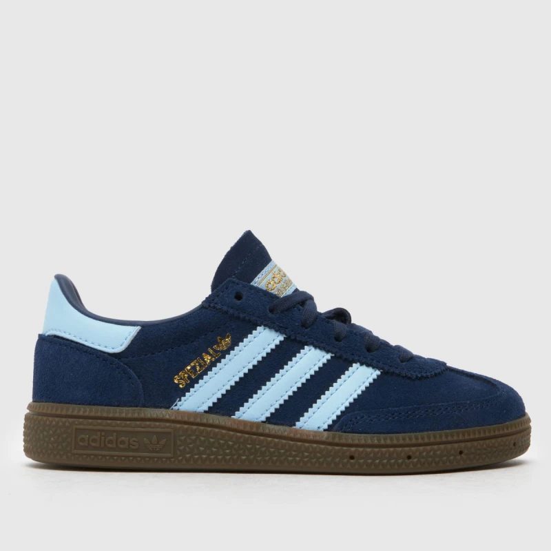 Image of adidas Originals Handball Spezial Shoes Childrens Navy/Blue unisex C12 (30.5)