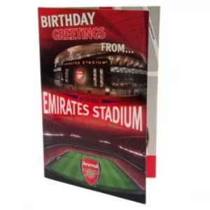 image of Arsenal FC Pop-Up Birthday Card