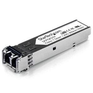 image of StarTech Cisco Compatible Gigabit Fiber SFP Transceiver Module MM LC wDDM