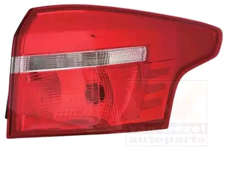 Image of VAN WEZEL 1948932 Rear light without bulb holder, Right Combination Rearlight (391)