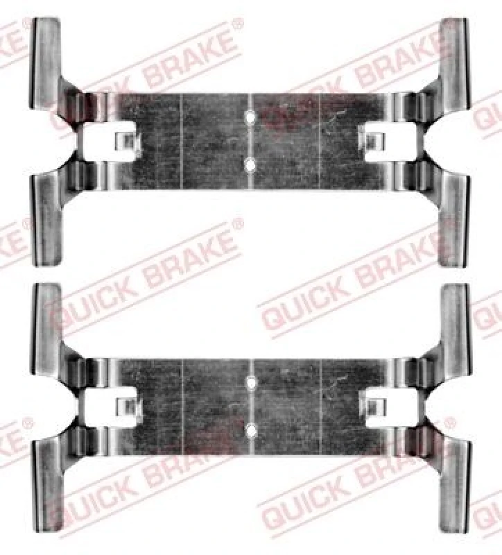 Image of QUICK BRAKE Brake pad fitting kit QUICK BRAKE 109-0204