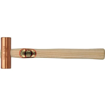 image of 24-5702 25MM Solid Copper Mallet with Wood Handle - Thor