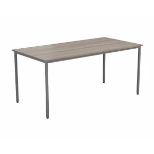 TC Office Rectangular Table 1200 x 800mm, Grey Oak Effect