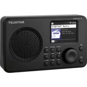 image of Telestar DIRA M 5i Internet desk radio Internet Bluetooth, DLNA, USB, WiFi, Internet radio Recording mode, DLNA-compatible, Alarm clock Black