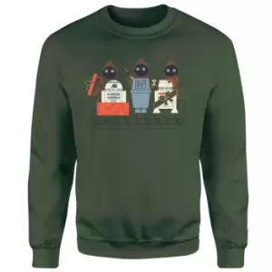 image of Star Wars A Jawas Gift Christmas Jumper - Green - L