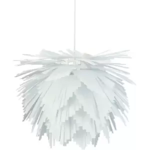 Image of Dyberg Larsen Illumin Cascade Pendant Ceiling Light White 45cm