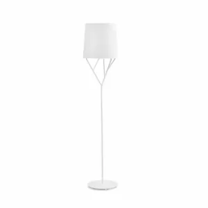 Image of Tree 1 Light Floor Lamp White, E27