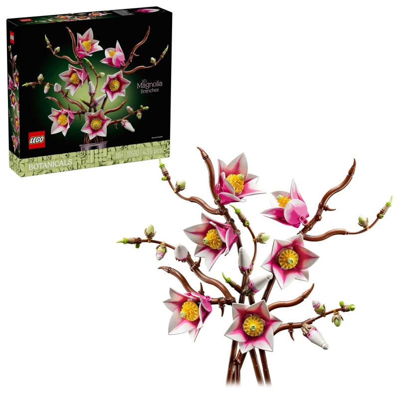 Image of LEGO Botanicals Magnolia Branches - Faux Flowers Set 11510 Lego One Size Multi 92106399000