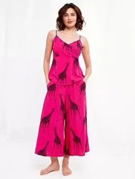 Image of Joe Browns Boutique Giraffe Cami -pink, Pink, Size 12, Women