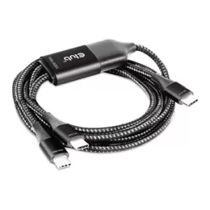 image of Club 3D USB Type-C Splitter Charging Cable