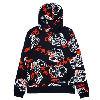 image of Hype x LEGO Ninjago JH Face OTH Hoodie - Black/Red