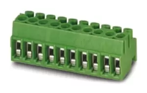 image of Phoenix Contact Pt 1,5/6-Ph-3.5 Terminal Block, Pluggable, 6Pos, 16Awg