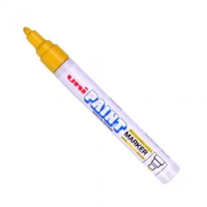 image of Original Uni PX 20 Paint Marker Bullet Tip Medium Line Width 2.2 2.8mm Yellow Pack of 12