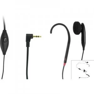 image of Geemarc CLHOOK5 Headset 2.5mm jack Corded In-ear, On-ear, Over-the-ear Black