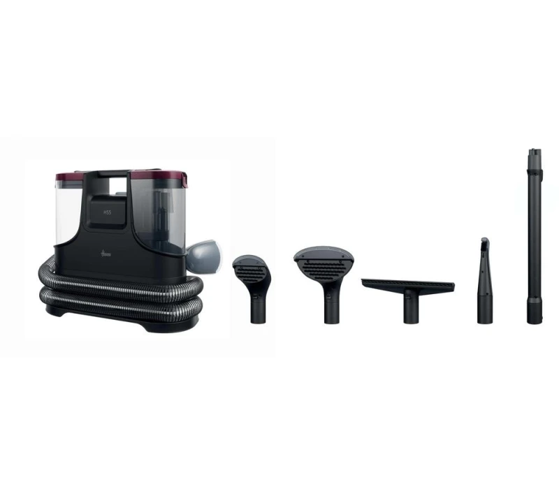 Image of HOOVER HS5 Heat Spot Wash&Dry Carpet Cleaner - Black & Magenta, Purple,Black 8059019110295