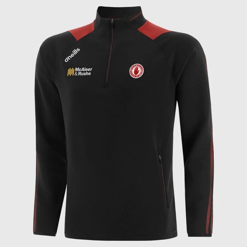 Image of ONeills Tyrone Dynamo Half Zip Top Senior Black/Red male M