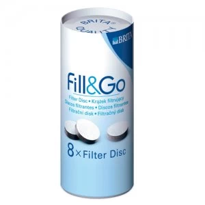 image of Brita Fill & Go Filter Discs - Pack of 8