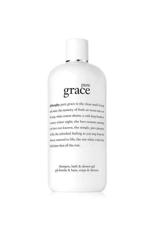 Image of Philosophy Pure Grace Bath & Shower Gel For Her 480ml Clear female