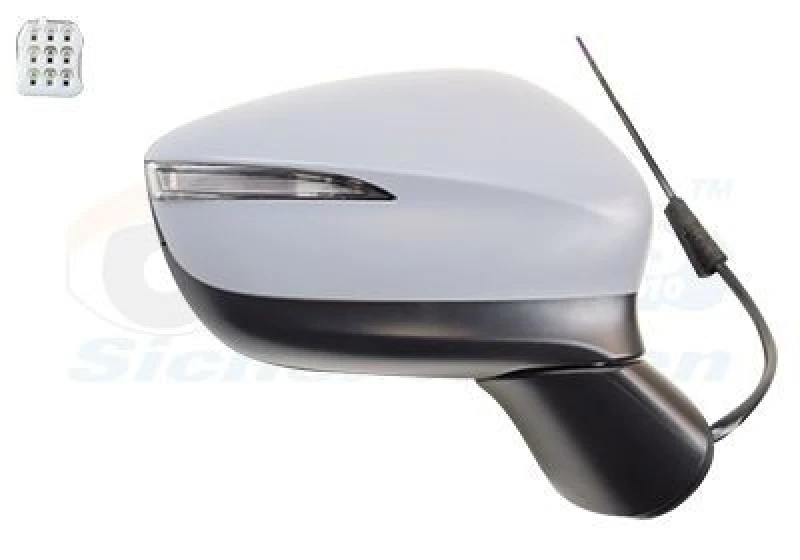 Image of VAN WEZEL Wing mirror VAN WEZEL 2786808