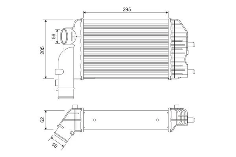 Image of Intercooler VALEO 817632