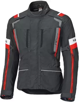 Image of Held 4-Touring II Motorcycle Textile Jacket, black-red, Size 2XL, black-red, Size 2XL