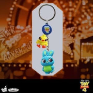 image of Hot Toys Cosbaby Toy Story 4 Ducky & Bunny Keychain