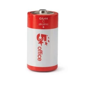Image of 5 Star Office Batteries CLR14 Pack of 12
