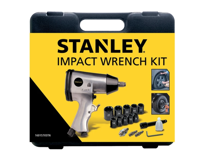 Image of Stanley Air Compressors Impact Wrench Kit 160157XSTN