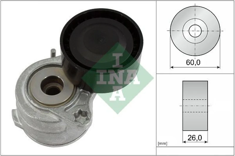 Image of Tensioner Lever, v-ribbed belt INA 534 0653 10