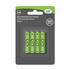 Image of Smart Solar Rechargeable Batteries AAA x 4 1910120RC