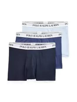 image of Polo Ralph Lauren 3 Pack Trunks, Blues, Size XL, Men