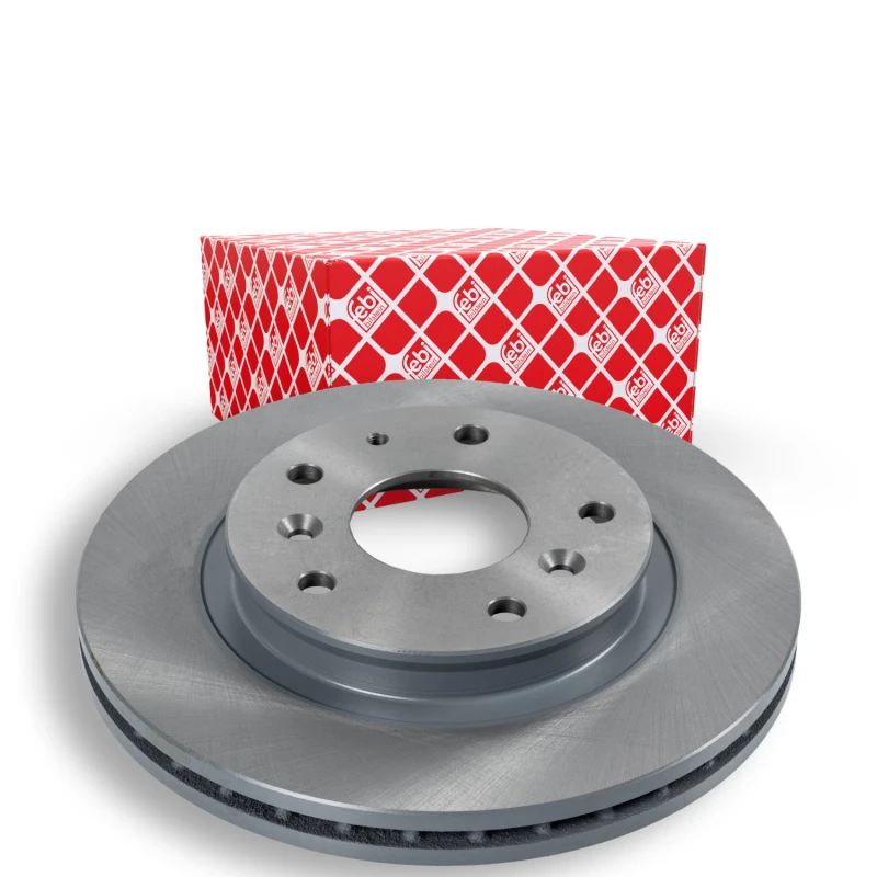 Image of FEBI BILSTEIN 10625 Brake disc Front Axle, internally vented, Coated Brake Disc (82)