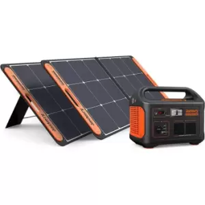 image of Jackery Solar Generator 1000, Power Station with 2SolarSaga 100W Solar Panels