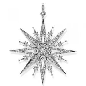 image of THOMAS SABO Cubic Zirconia Royalty Star Pendant PE819-643-14